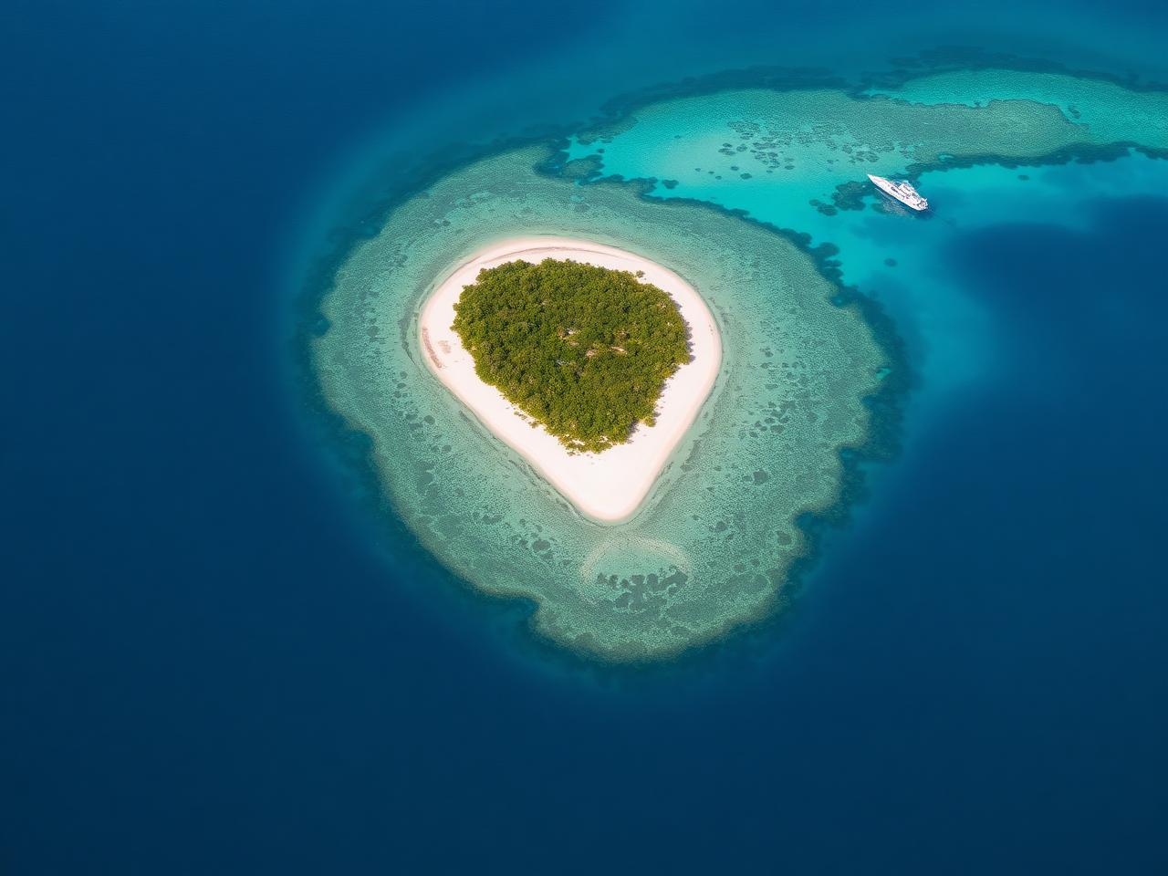 Private island for sale in Belize inside the barrier reef lagoon